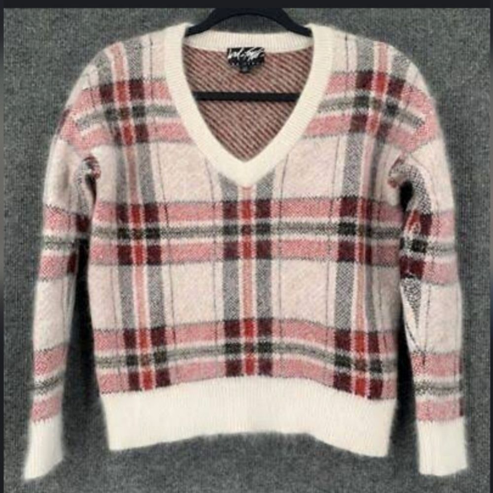 Lord and Taylor plaid Sweater